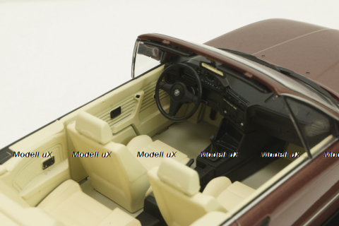 BMW 325i E30 Cabriolet  darkred metallic, 1985, MCG18380, MCG 1:18