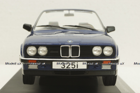 BMW 325i E30 Cabriolet  blue metallic, 1985, MCG18381, MCG 1:18