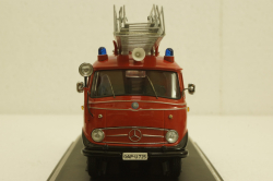 Mercedes L 319 "Feuerwehr" mit  Drehleiter DL 18, 02807, Schuco 1:43