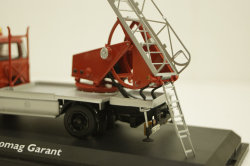 Hanomag Garant fire engine aerial ladder 1960,  03241, Schuco 1:43 (Без картонной коробки)