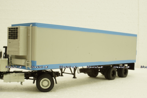 Одаз-9786 п/прицеп серый/синий, Автоистория 1:43