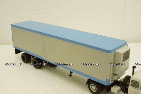 Одаз-9786 п/прицеп серый/синий, Автоистория 1:43