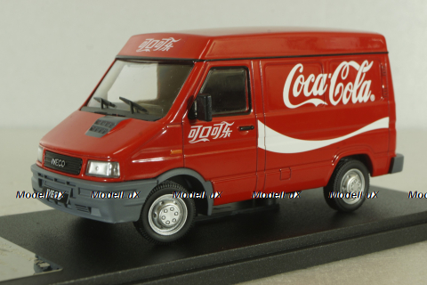 Iveco Turbodaily 40-10 Coca-Cola 1996, red, Sunyork Model 1:43