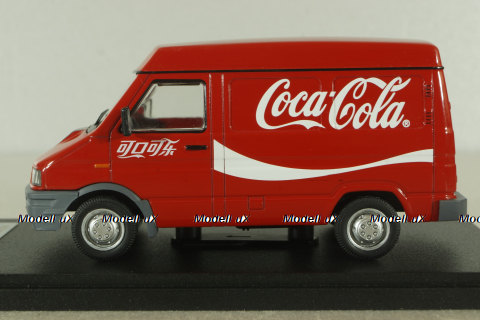 Iveco Turbodaily 40-10 Coca-Cola 1996, red, Sunyork Model 1:43
