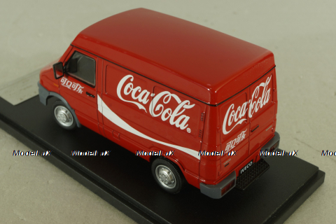 Iveco Turbodaily 40-10 Coca-Cola 1996, red, Sunyork Model 1:43