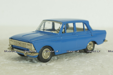 Москвич-412, синий, февраль 92г., Тантал/Радон 1:43