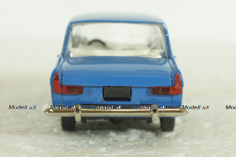 Москвич-412, синий, февраль 92г., Тантал/Радон 1:43