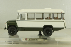 Кавз-685М, автобус 1985г., бело-зеленый, 168506, Dip Models 1:43