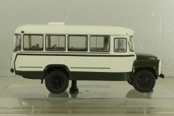 Кавз-685М, автобус 1985г., бело-зеленый, 168506, Dip Models 1:43