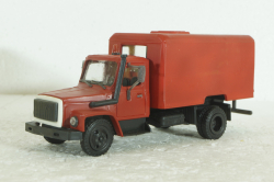 Газ-3307, красный, Компаньон 1:43