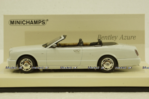Bentley Azure 2007, White, 436139561, Minichamps 1:43