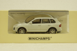 Porsche Cayenne turbo 2007 White 436066270, Minichamps 1:43