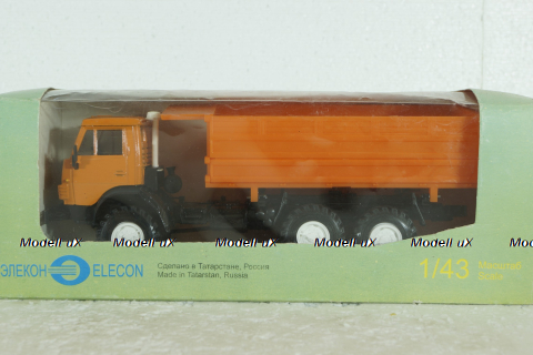 Камаз-4310, колхозник, оранжевый, Элекон 1:43