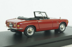 Honda S800M Scarlet Convertible, red, PM4349R, Mark43 1:43