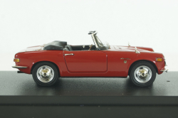 Honda S800M Scarlet Convertible, red, PM4349R, Mark43 1:43