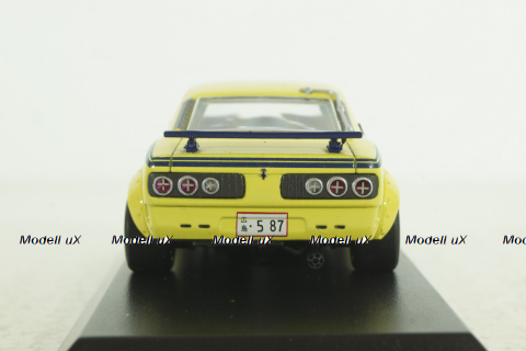 Mazda Savannah RX-3 Test Car, yellow, 03196A, Kyosho 1:43