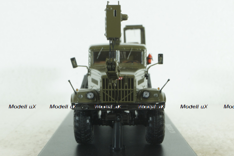Краз-255Б1 КС-3575 Автокран, хаки,  SSM1183,  SSM 1:43
