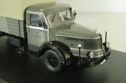 Krupp Titan planet LKW with trailer, grey, 025603, Schuco 1:43