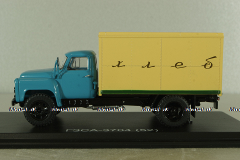 ГЗСА-3704(52) автомобиль для перевозки хлеба, голубой, SSM1327, SSM 1:43