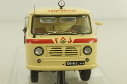 Уаз-450Д, Аварийная «ГорГаз» Душанбе, Таджикистан - 1963 г., с аксесcуарами 145004, DiP Models 1:43