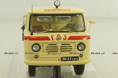 Уаз-450Д, Аварийная «ГорГаз» Душанбе, Таджикистан - 1963 г., с аксесcуарами 145004, DiP Models 1:43
