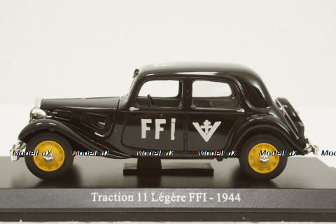 Citroen Traction 11 Legere FFI, 1944, Atlas 1:43