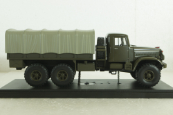 Краз-214Б борт с тентом хаки 1963, Наш Автопром 1:43