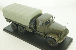 Краз-214Б борт с тентом хаки 1963, Наш Автопром 1:43