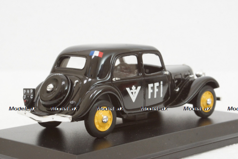Citroen Traction 11 Legere FFI, 1944, Atlas 1:43