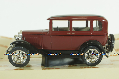 Газ-6, вишневый, Н156, Наш Автопром 1:43