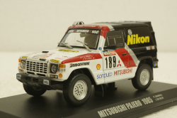 Mitsubishi Pajero Rally Paris-Dakar 1985 P. Zaniroli - J. D. Silva, Norev 1:43
