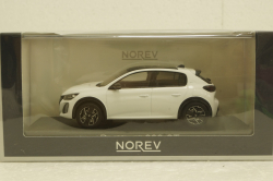 Peugeot 208 GT 2024, white, 472841, Norev 1:43