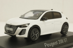 Peugeot 208 GT 2024, white, 472841, Norev 1:43