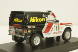 Mitsubishi Pajero Rally Paris-Dakar 1985 P. Zaniroli - J. D. Silva, Norev 1:43