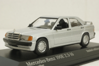 Mercedes 190E 2.3-16 (1984), silver, 943035605, Minichamps 1:43