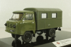 Уаз-450Д, АКД-64 (передвижной армейский кинотеатр), с аксессуарами 145005,  DiP Models 1:43