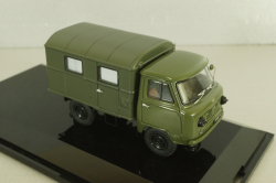 Уаз-450Д, АКД-64 (передвижной армейский кинотеатр), с аксессуарами 145005,  DiP Models 1:43