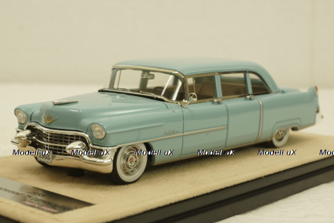 Cadillac Fleetwood 75 Limousine, blue, 1955, STM55103, Stamp Models 1:43