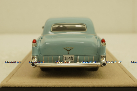 Cadillac Fleetwood 75 Limousine, blue, 1955, STM55103, Stamp Models 1:43