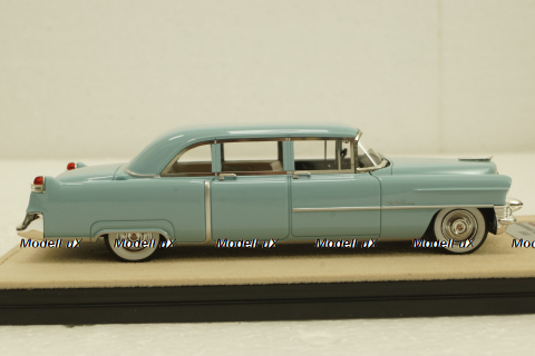 Cadillac Fleetwood 75 Limousine, blue, 1955, STM55103, Stamp Models 1:43