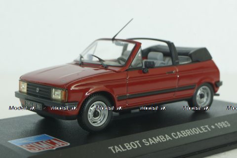 Talbot Samba Cabriolet 1983, red, Altaya 1:43