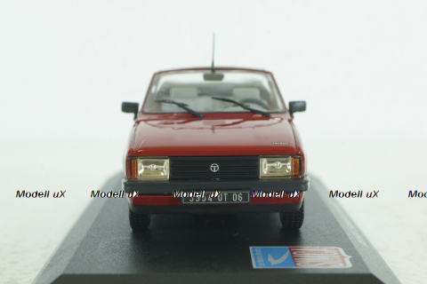 Talbot Samba Cabriolet 1983, red, Altaya 1:43