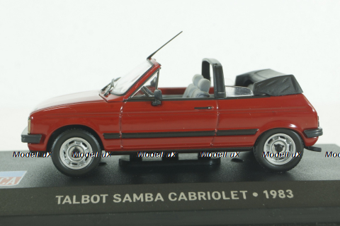 Talbot Samba Cabriolet 1983, red, Altaya 1:43