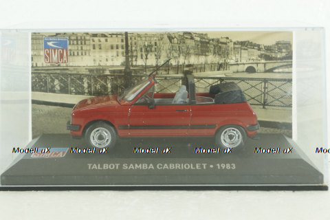 Talbot Samba Cabriolet 1983, red, Altaya 1:43