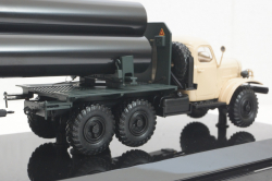 Зил-157К/ТВ-5 Трубовоз бежевая кабина, 115705, DiP Models 1:43