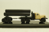 Зил-157К/ТВ-5 Трубовоз бежевая кабина, 115705, DiP Models 1:43