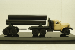 Зил-157К/ТВ-5 Трубовоз бежевая кабина, 115705, DiP Models 1:43