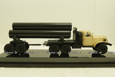 Зил-157К/ТВ-5 Трубовоз бежевая кабина, 115705, DiP Models 1:43