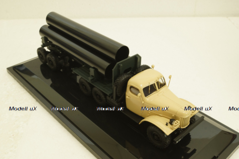 Зил-157К/ТВ-5 Трубовоз бежевая кабина, 115705, DiP Models 1:43