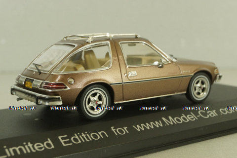 AMC Pacer X 1975, brown metallic, PRD137, Premium X 1:43